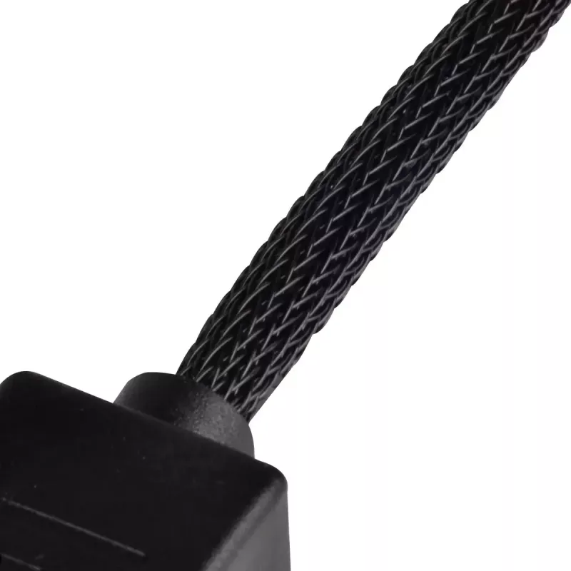SilverStone SST-CPF05 cabo redutor de velocidade de ventoinha PWM, 10 cm, pack de 2, preto