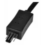 SilverStone SST-CPF05 cabo redutor de velocidade de ventoinha PWM, 10 cm, pack de 2, preto