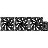 Aerocool ASTRO12PRO kit 3 ventoinhas PC 12cm LED RGB antivibração comando remoto