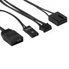 Aerocool ASTRO12PRO kit 3 ventoinhas PC 12cm LED RGB antivibração comando remoto