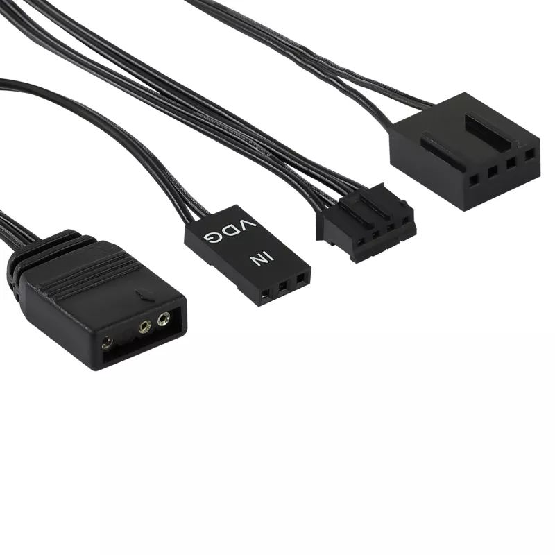 Aerocool ASTRO12PRO kit 3 ventoinhas PC 12cm LED RGB antivibração comando remoto