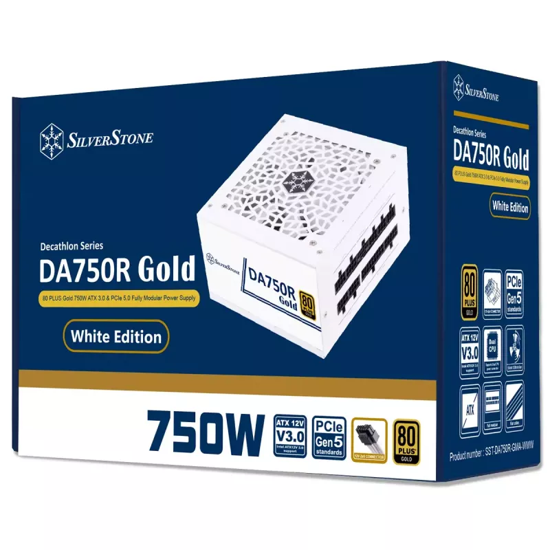 Fonte de alimentação Silverstone DA750R Gold 750 W