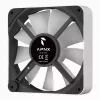 APNX FP2-120 PWM ARGB ventoinha para caixa, 120 mm, 500–1800 rpm, 83,85 CFM, 34,8 dB, branca