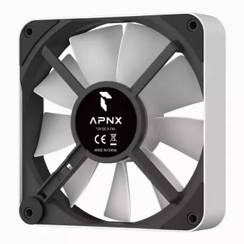 Ventoinha APNX FP2-120 PWM ARGB fluxo de ar máximo 83.87 cfm branco