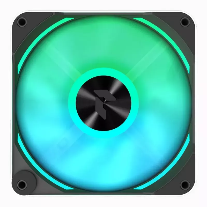 APNX FP2-120 PWM ARGB ventoinha para caixa, 120 mm, 500–1800 rpm, 83,85 CFM, 34,8 dB, branca