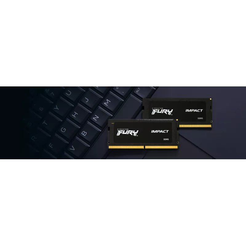 Kingston Technology FURY 16GB 6000MT/s DDR5 CL38 SODIMM Impact XMP