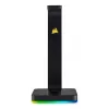Suporte para headset CORSAIR ST100 RGB Premium — com suporte 7.1 Surround — iluminação RGB personalizável