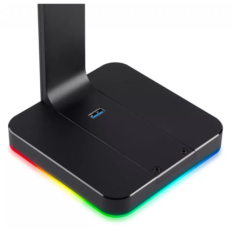 Suporte para headset CORSAIR ST100 RGB Premium — com suporte 7.1 Surround — iluminação RGB personalizável