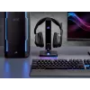 Suporte para headset CORSAIR ST100 RGB Premium — com suporte 7.1 Surround — iluminação RGB personalizável