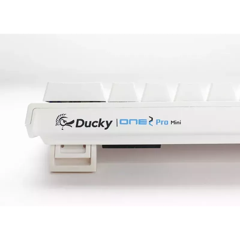 Teclado Ducky DKON2061ST USB QWERTY US International branco mini mecânico RGB LED