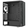 Caixa PC Aerocool PRISMBKV3 ATX preta 4 ventoinhas ARGB frente lateral em vidro temperado