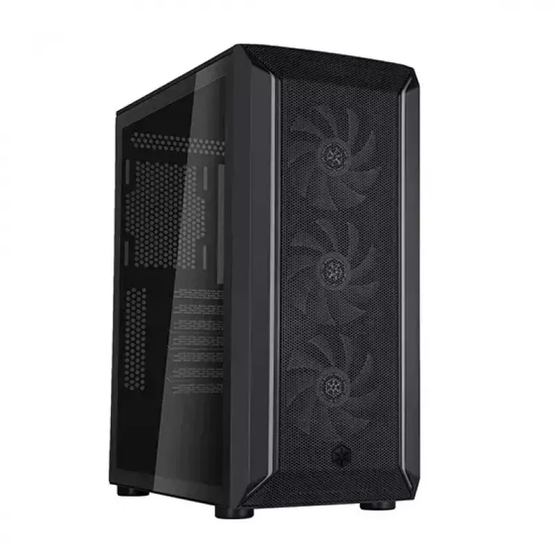Caixa PC Silverstone FARA 511Z Midi Tower preta