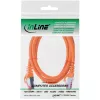 Cabo de rede S/FTP PiMF Cat.6 250MHz PVC cobre laranja 2m
