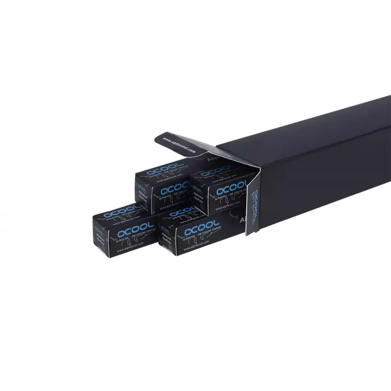 Alphacool 18444 HardTube tubo de acrílico (PMMA) 16/13 mm, 80 cm, transparente, conjunto de 4 unid.