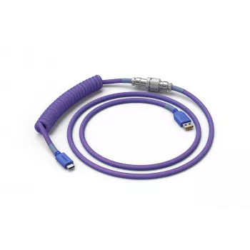 Glorious Gaming Coiled violeta 1.37 m