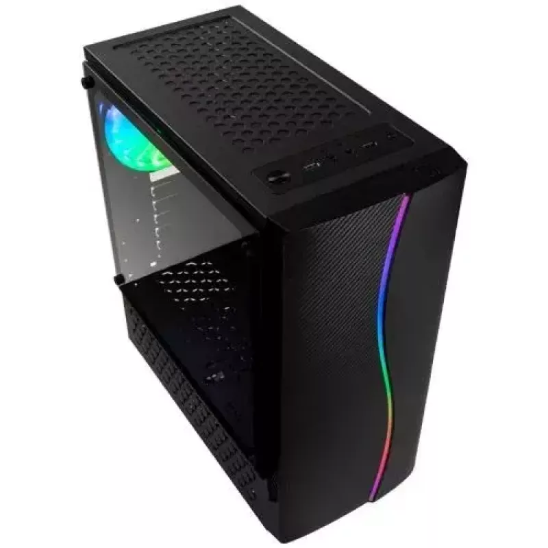 Caixa PC Kolink Inspire K5 ARGB Midi Tower preto