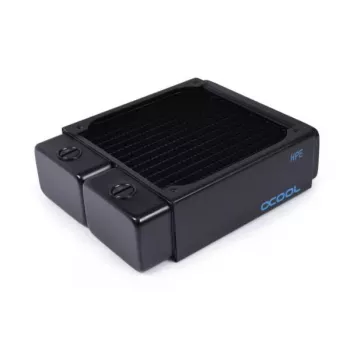Dissipador Alphacool 14472 latão cobre aço inoxidável preto 124 mm