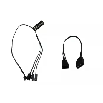 Cabo de alimentação interno Alphacool 18601 0,3 m 3-Pin reto