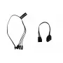 Cabo de alimentação interno Alphacool 18601 0,3 m 3-Pin reto