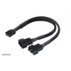Conjunto de divisores de ventoinha Akasa AK-CBFA04-KT04 — pack de 4 cabos divisores PWM para ventoinhas