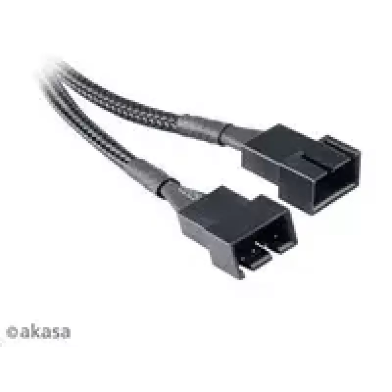Conjunto de divisores de ventoinha Akasa AK-CBFA04-KT04 — pack de 4 cabos divisores PWM para ventoinhas