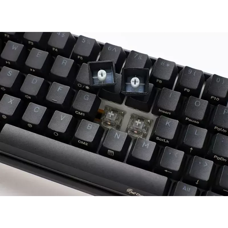 Teclado Ducky One 3 Classic SF Gaming USB inglês americano preto branco