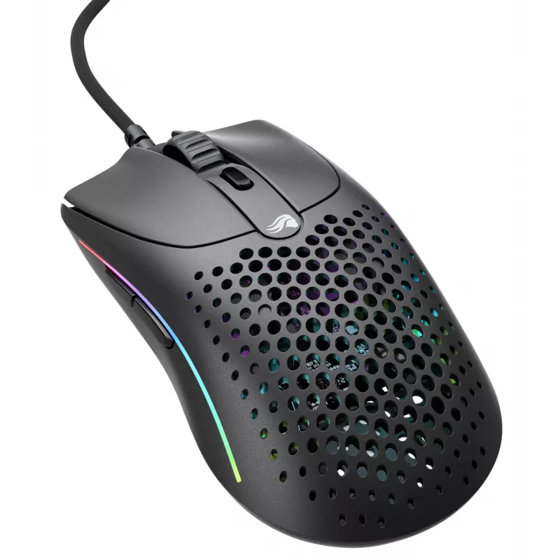 Glorious Gaming Glorious Model O Wired 2 - Preto mate, para destros, ótico, USB Type-A, 26000 DPI, 1 ms, preto