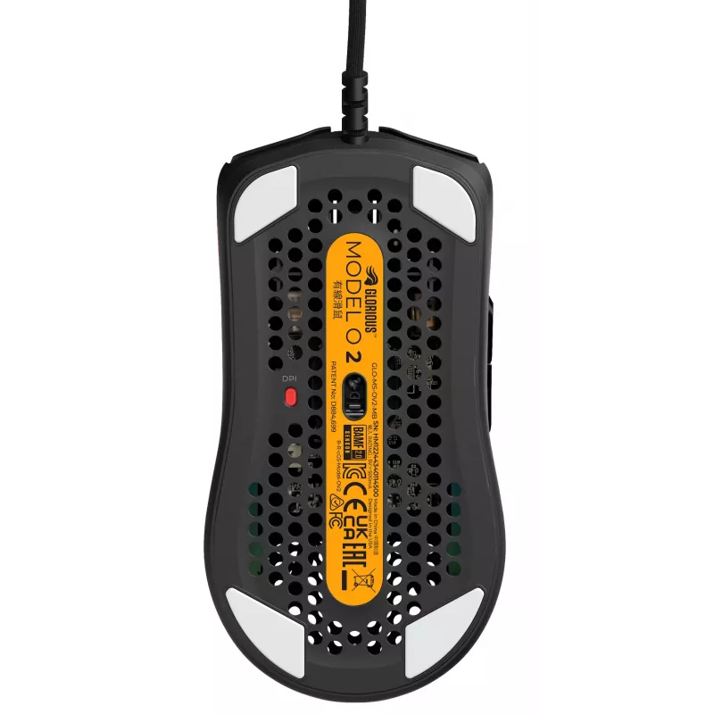 Glorious Gaming Glorious Model O Wired 2 - Preto mate, para destros, ótico, USB Type-A, 26000 DPI, 1 ms, preto