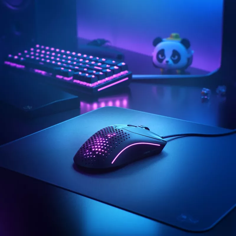 Glorious Gaming Glorious Model O Wired 2 - Preto mate, para destros, ótico, USB Type-A, 26000 DPI, 1 ms, preto