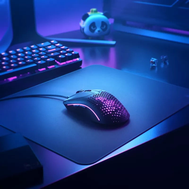 Glorious Gaming Glorious Model O Wired 2 - Preto mate, para destros, ótico, USB Type-A, 26000 DPI, 1 ms, preto