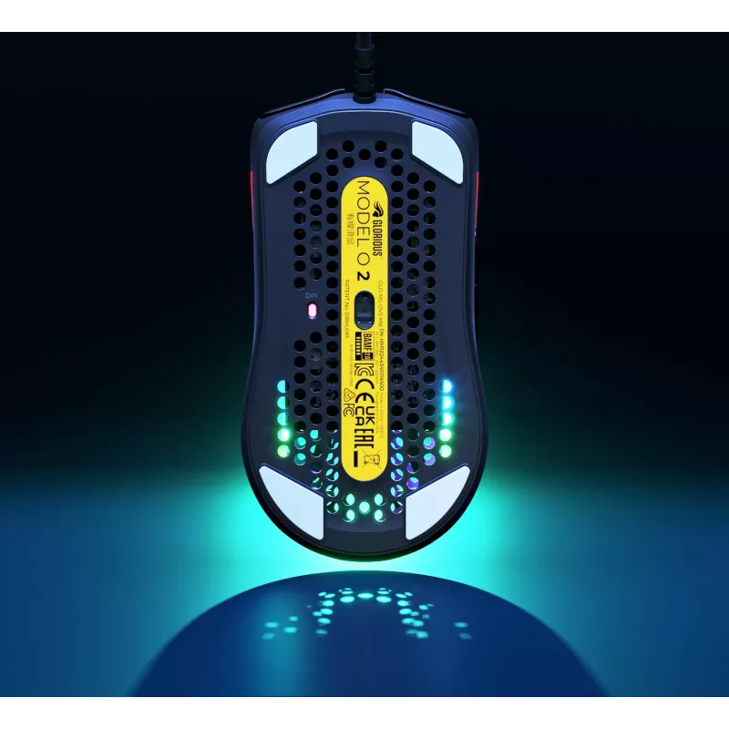 Glorious Gaming Glorious Model O Wired 2 - Preto mate, para destros, ótico, USB Type-A, 26000 DPI, 1 ms, preto