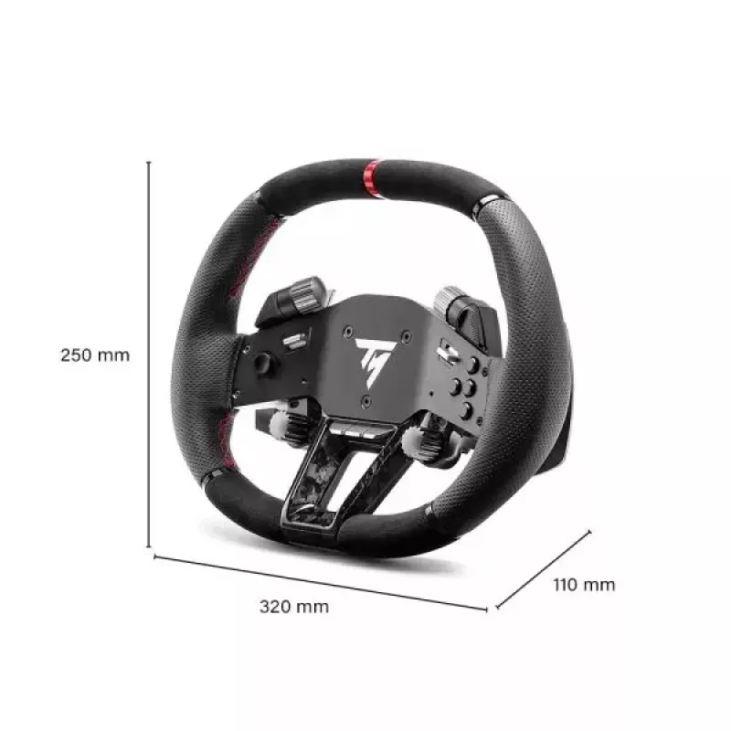 Thrustmaster Hypercar Wheel Add-On preto, prata volante PC, PlayStation 4, PlayStation 5, Xbox, Xbox One