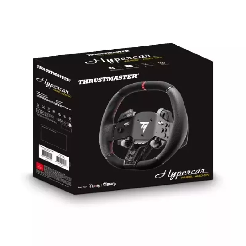 Thrustmaster Hypercar Wheel Add-On preto, prata volante PC, PlayStation 4, PlayStation 5, Xbox, Xbox One