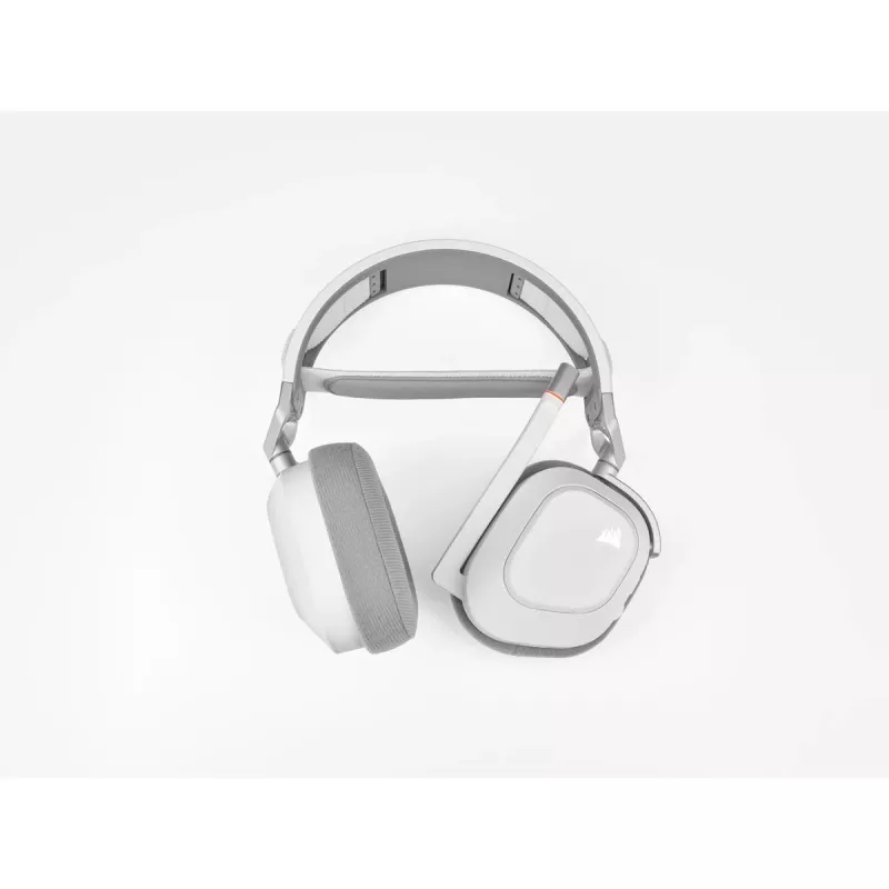 Headset gaming CORSAIR Hs80 - Wireless - branco