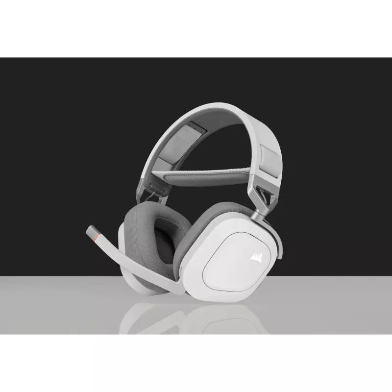 Headset gaming CORSAIR Hs80 - Wireless - branco