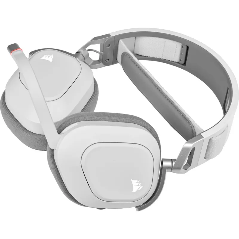 Headset gaming CORSAIR Hs80 - Wireless - branco