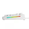 Teclado mecânico GLORIOUS GMMK 3 HE 75% com fios branco layout US