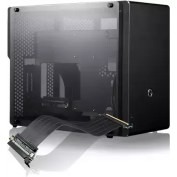Caixa de PC RAIJINTEK Ophion M Evo ALS Midi Tower preta, transparente