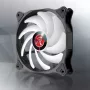 RAIJINTEK EOS 12 RBW ADD ventoinhas de 120 mm (2 unid.) com controlador, hub de 8 portas e telecomando, preto/branco