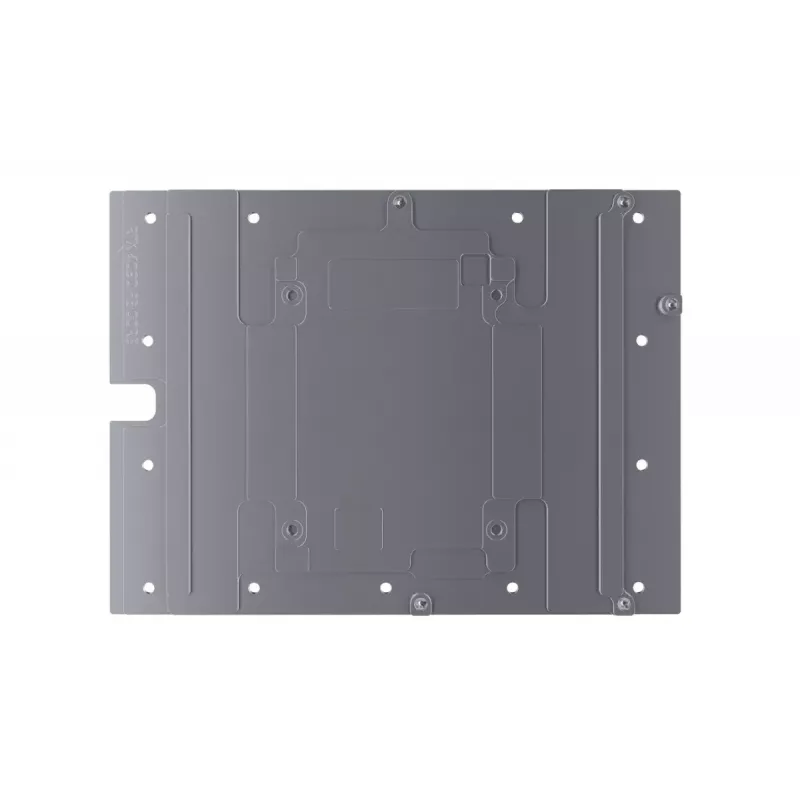 Water block + backplate Alphacool 13456 acrílico alumínio preto prateado transparente