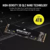 SSD CORSAIR - 4TB - MP600 Core Xt PCI-E 4.0 (gen4) x4 NVMe M.2