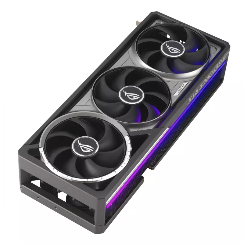 Placa gráfica ASUS GeForce RTX 5090 — 32 GB GDDR7, 512 bits, PCIe 5.0, 4 ventoinhas, 357,6×149,3×76 mm
