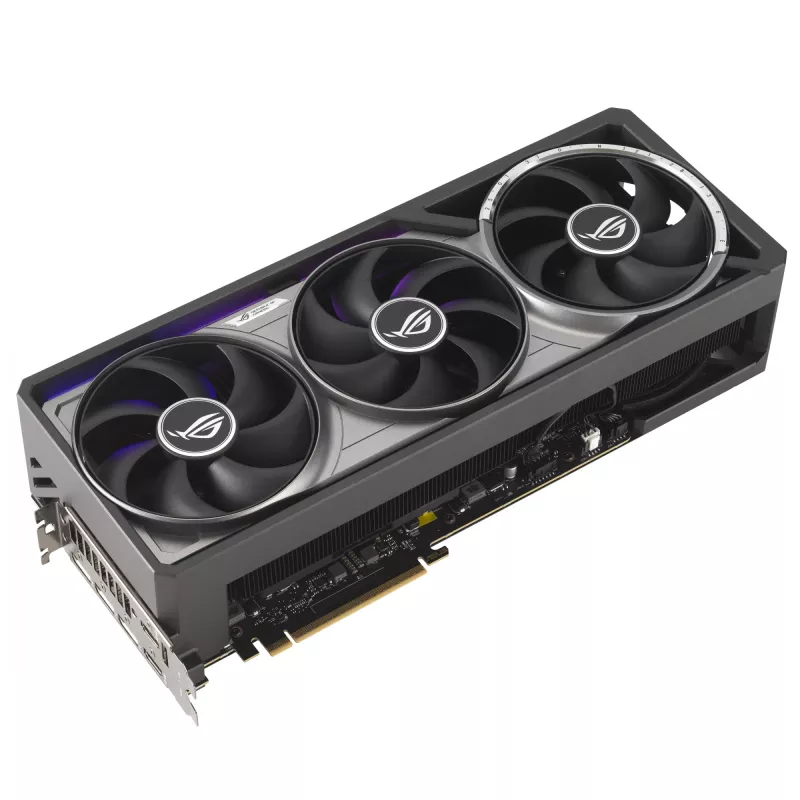 Placa gráfica ASUS GeForce RTX 5090 — 32 GB GDDR7, 512 bits, PCIe 5.0, 4 ventoinhas, 357,6×149,3×76 mm