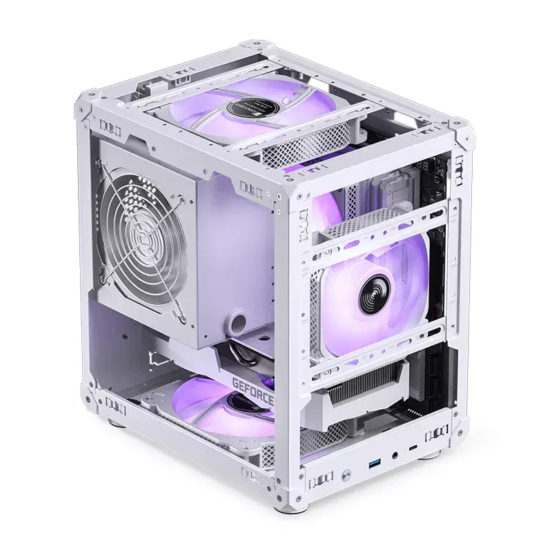 Caixa de PC Jonsbo C6 Mini Tower branco