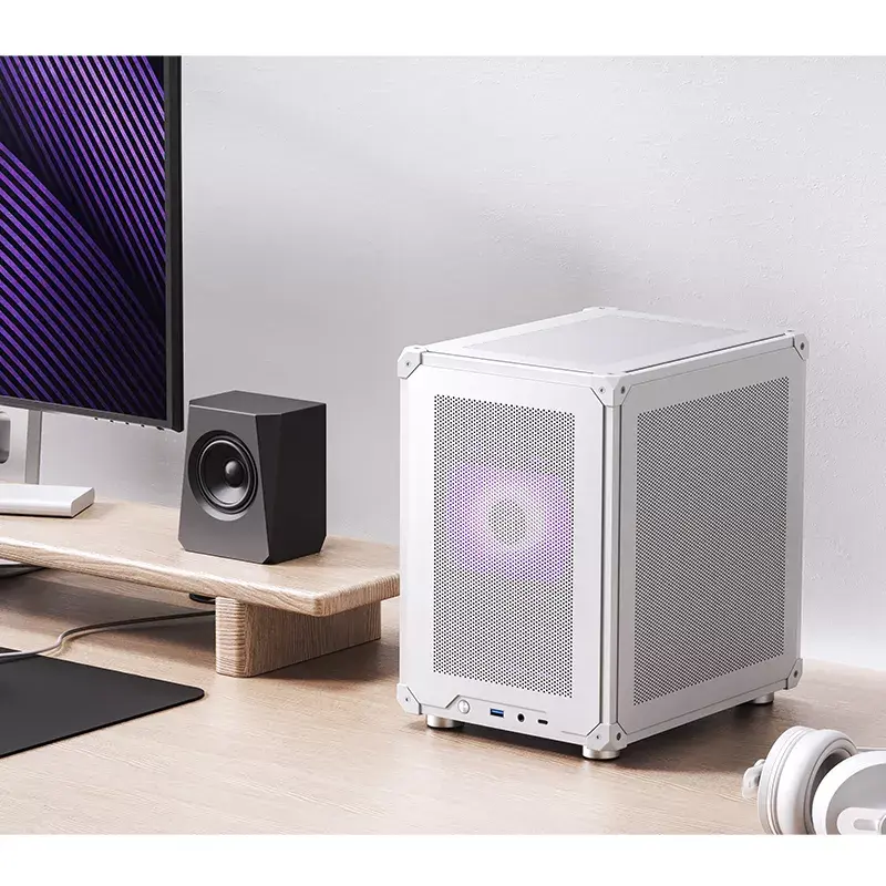 Caixa de PC Jonsbo C6 Mini Tower branco