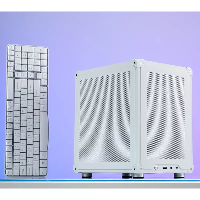 Caixa de PC Jonsbo C6 Mini Tower branco