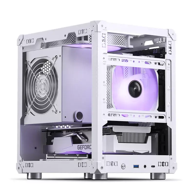 Caixa de PC Jonsbo C6 Mini Tower branco