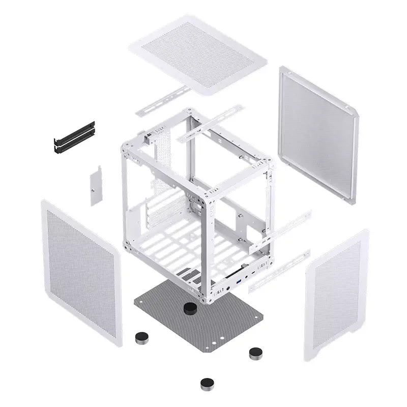 Caixa de PC Jonsbo C6 Mini Tower branco