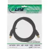 InLine 34510S cabo USB 2.0 tipo A macho / tipo B macho, contactos banhados a ouro, 1 m, preto