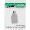 Adaptador InLine USB A fêmea / PS/2 macho, PS/2 macho, USB A, bege